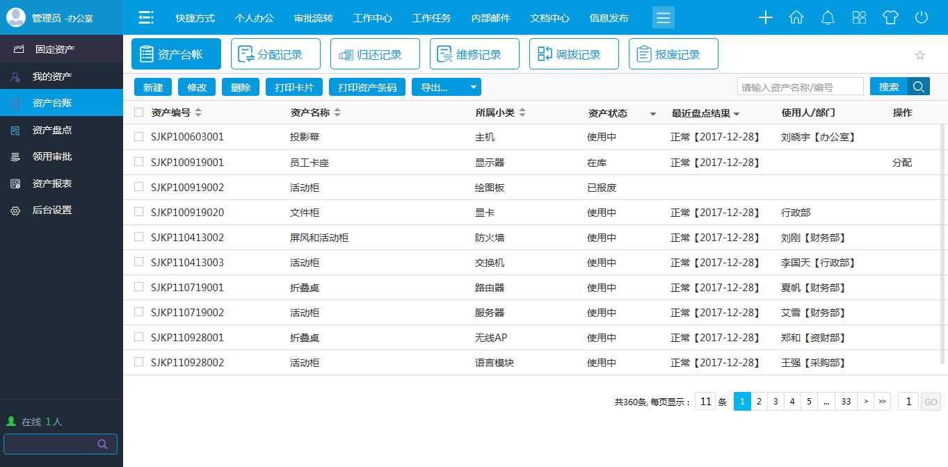 oa合同報(bào)表-即采購(gòu)合同相關(guān)的各類(lèi)統(tǒng)計(jì)表